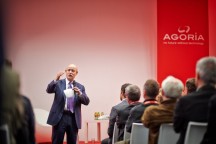 Jeremy Rifkin eregast bij Agoria Corporate Event'