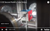 Robot lost Rubik kubus in 0,38 seconde op [video]'